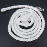 Licol PP- Blanc Longueur 2,25 m - D14 mm