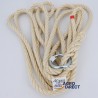 Corde SISAL avec anneau - Long. 7m - D18