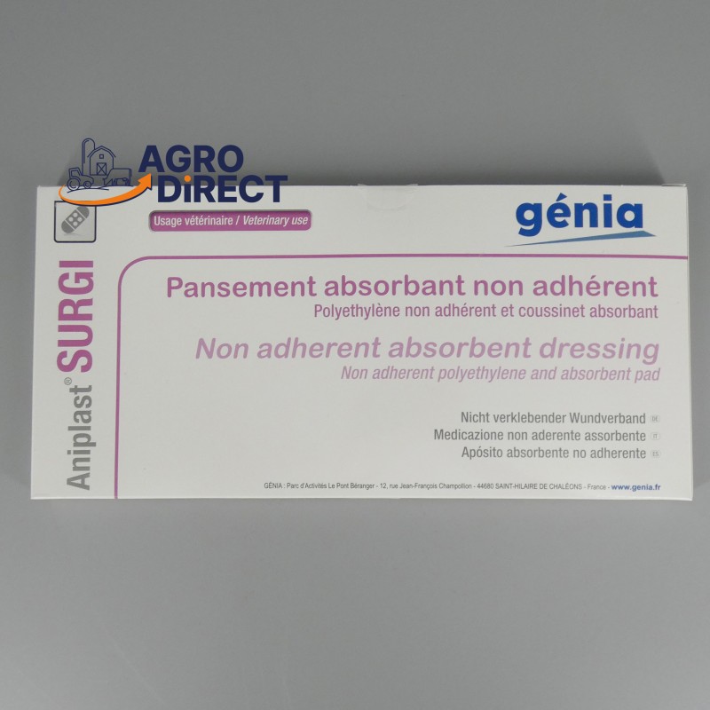 Pansement absorbant non adhérent