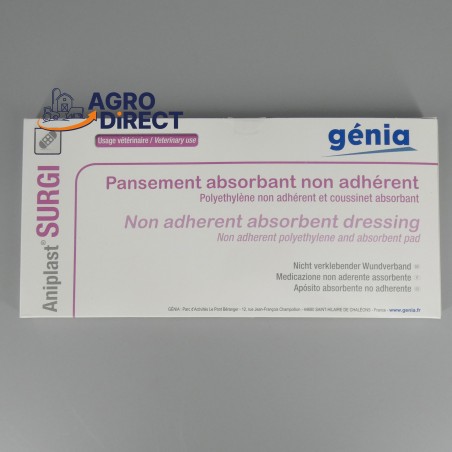 Pansement absorbant non adhérent